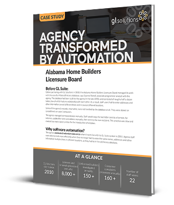 Alabama Home Builders Licensure Board Case Study