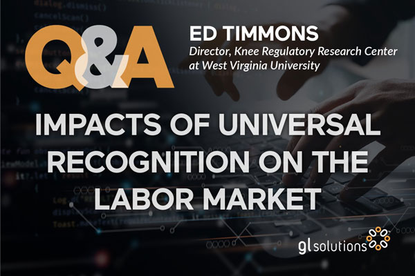 Universal recognition and the labor market